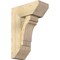 Ekena Millwork Merced Slat Rough Sawn Bracket w/ Offset Brace, Douglas Fir, 8"W x 18"D x 26"H BKT0806X18X26MRC06RDF - alternate 1